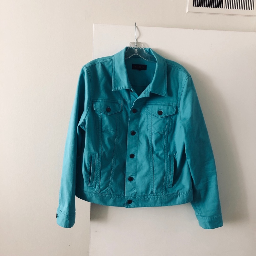Aqua blue Jean jacket